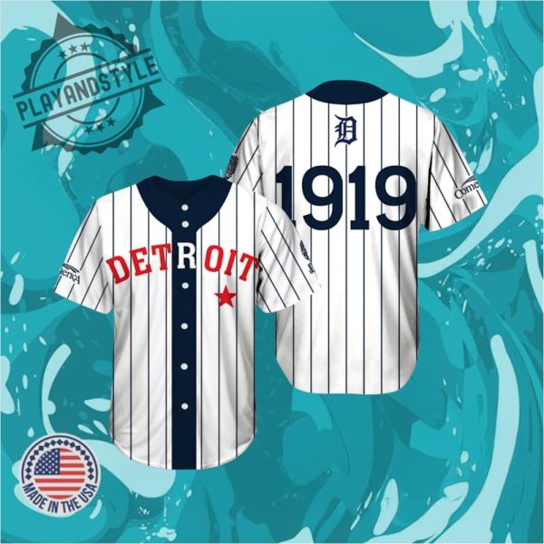 Detroit 19119 Black In Baseball Jersey playandstyle 1