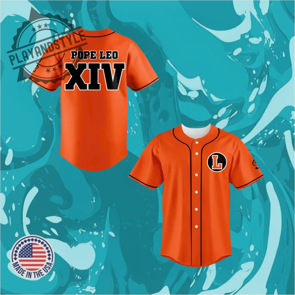Leo Catholic High School Pope Leo Xiv Baseball Jersey