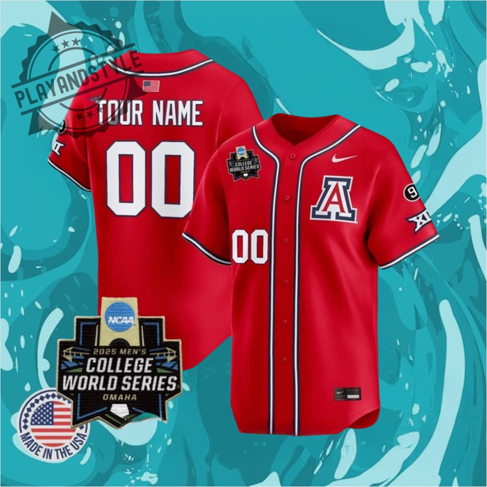 Arizona Wildcats 2025 College World Series Omaha Special Baseball Jersey