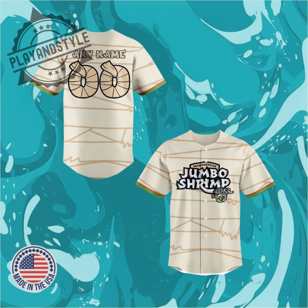 Jacksonville Jumbo Shrimp X 2025 Mummy Design Special Baseball Jersey