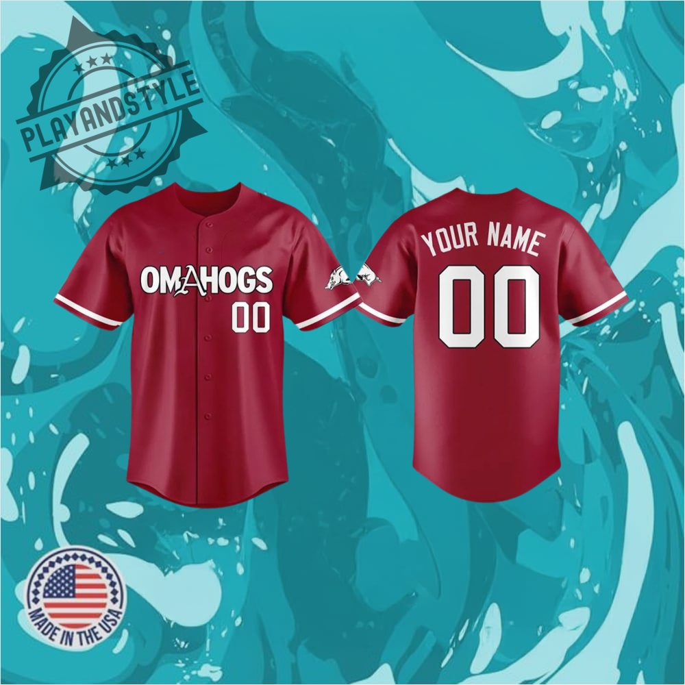 "Top 2025 Championship Jerseys: Razorbacks, Omahogs, LSU, Volts, Washington" 3 2025 Arkansas Baseball Omahogs Jersey