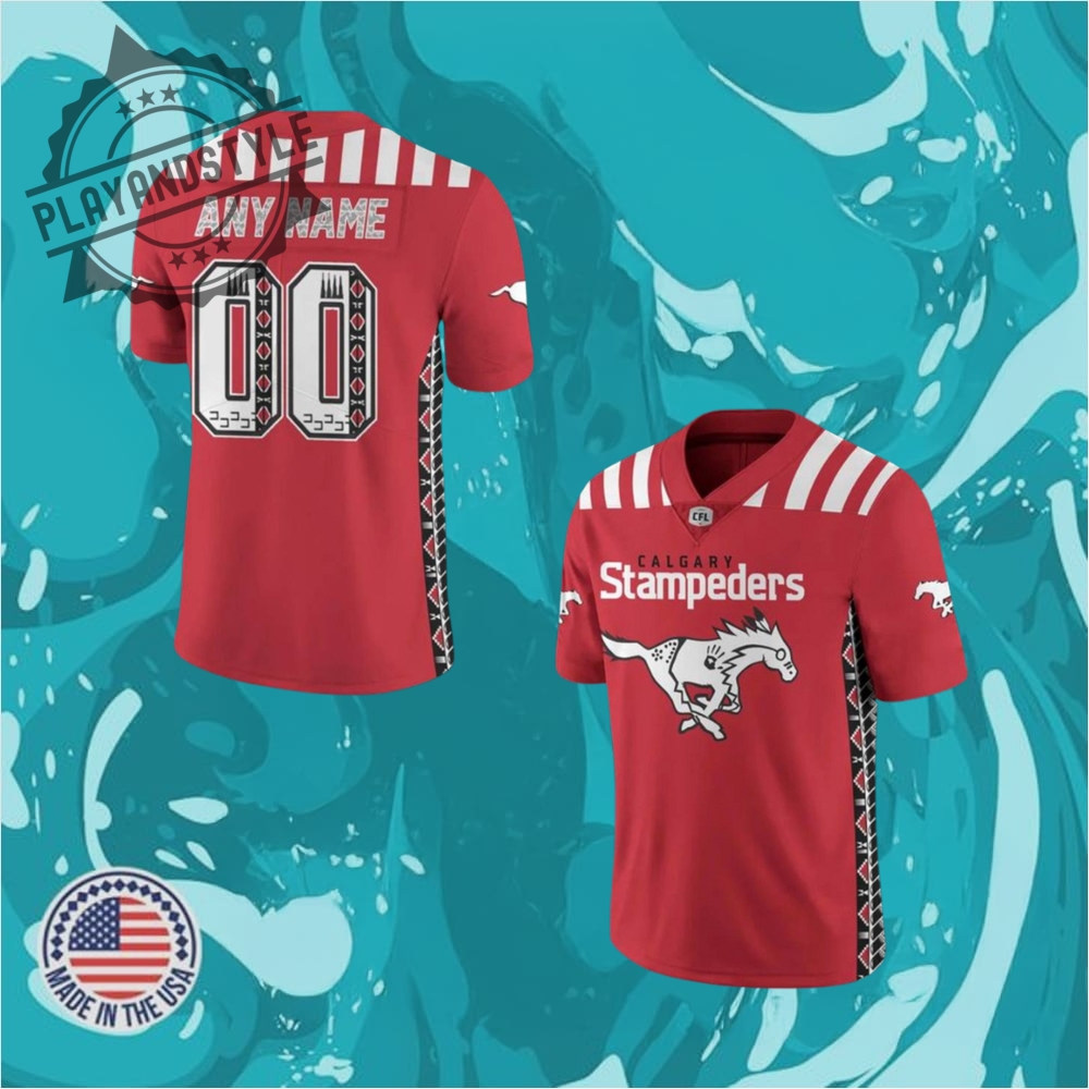 "Top 2025 Championship Jerseys: Razorbacks, Omahogs, LSU, Volts, Washington" 17 Calgary Stampeders X 2025 Indigenous Celebration Month Personalized Football Jersey