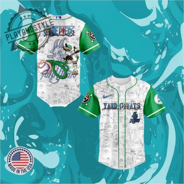 Hartford Yard Goats One Piece Night Game Special Baseball Jersey playandstyle 1