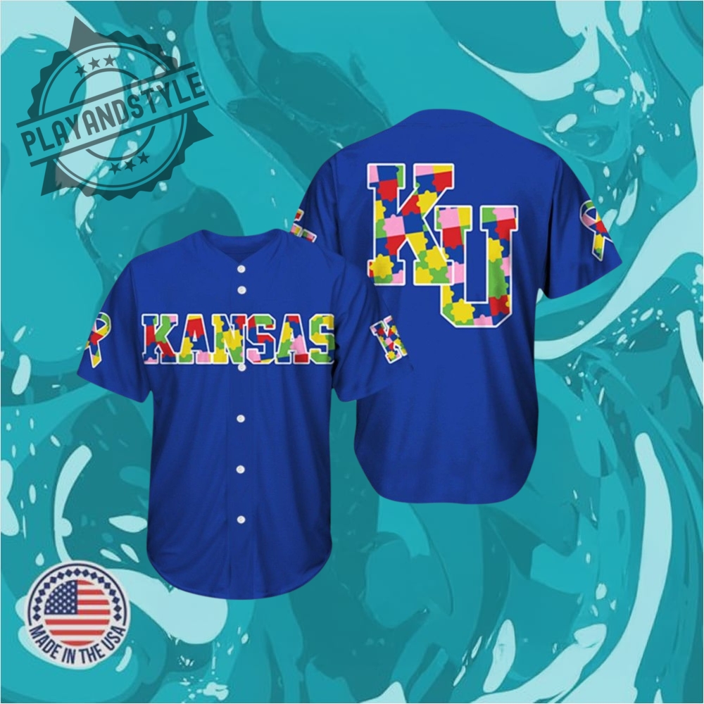 Jayhawks Autism Awareness Night 2025 Jersey playandstyle 1