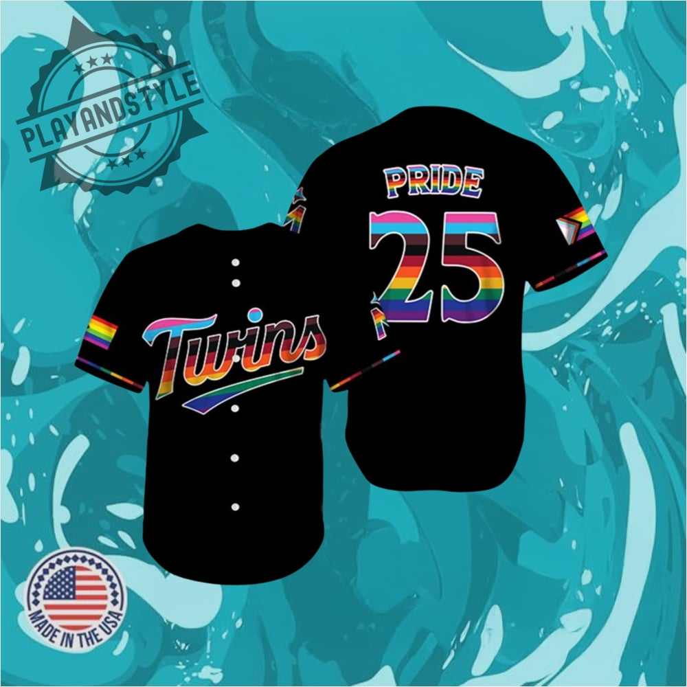 Twins 2025 Happy Pride Night Jersey