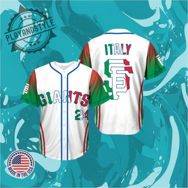 Sf Giants Italian Heritage Night 2025 Jersey playandstyle 1