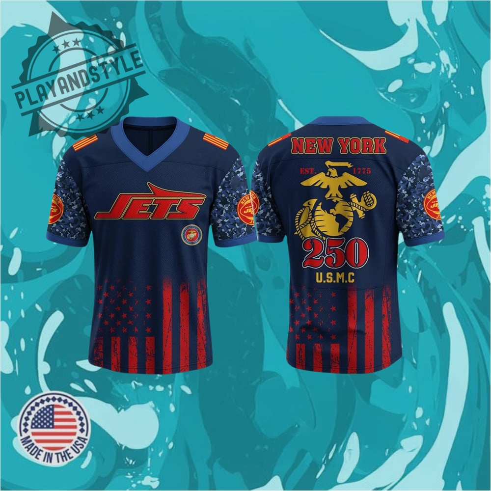 Jets Us Usmc 250Th Birthday Jersey 2025