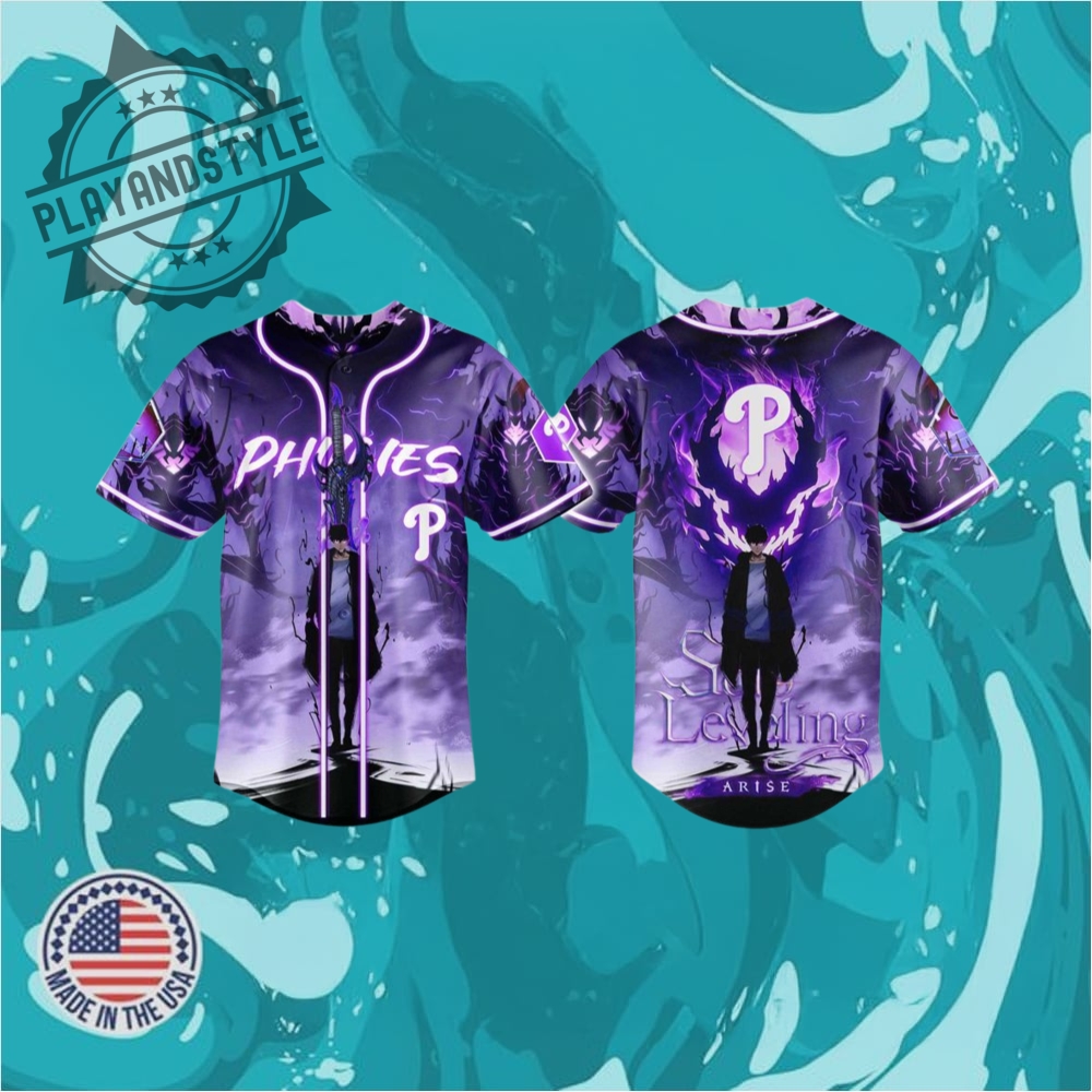 2025 Phillies Solo Leveling Jersey playandstyle 1