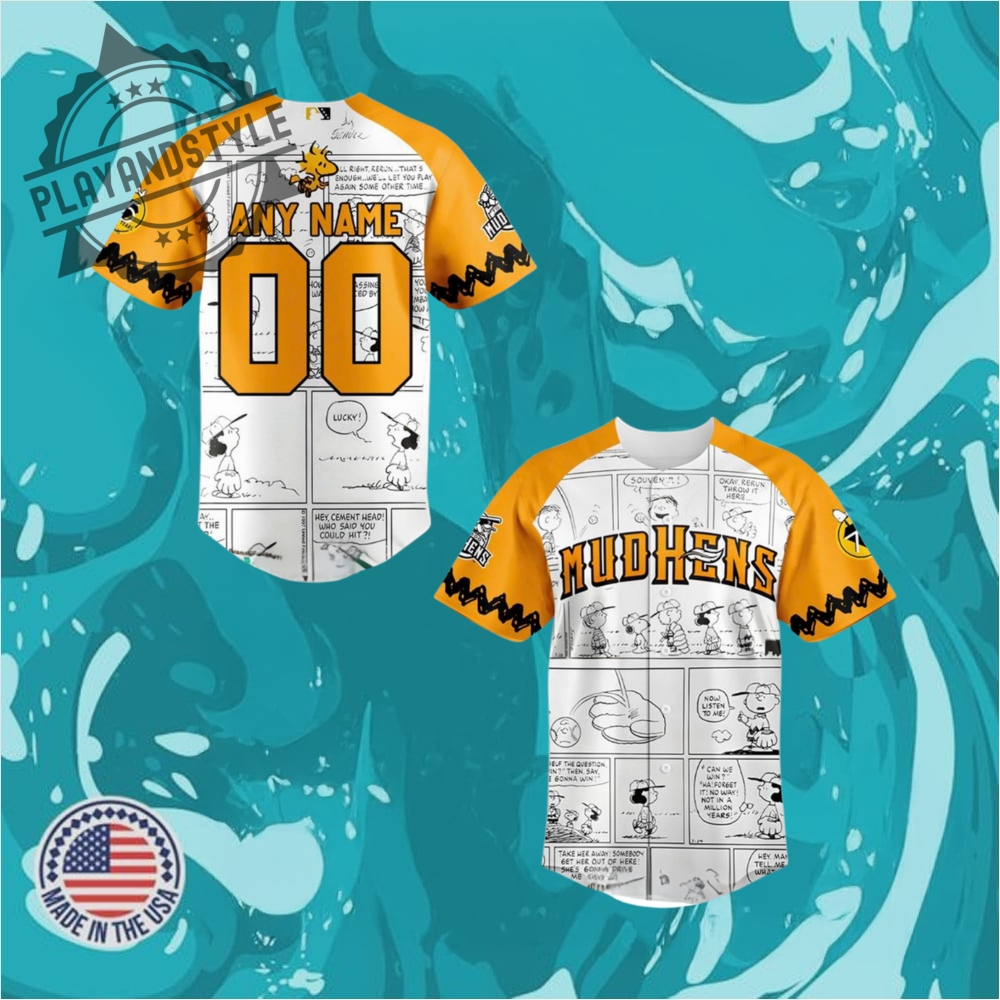 Toledo Mud Hens X Peanuts Night Special Baseball Jersey