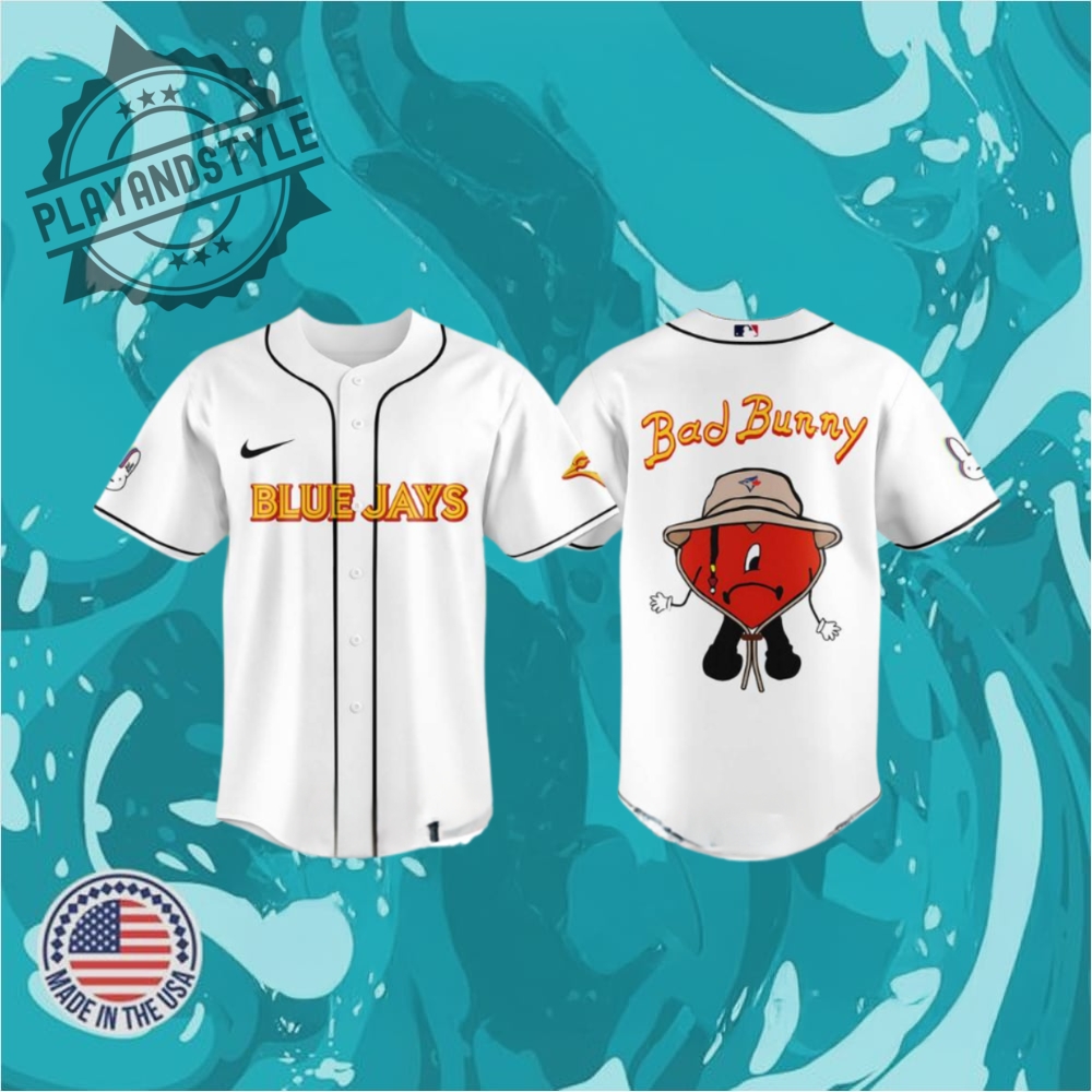 Toronto Blue Jays X Bad Bunny Collab 2025 Limited Edition Baseball Jersey