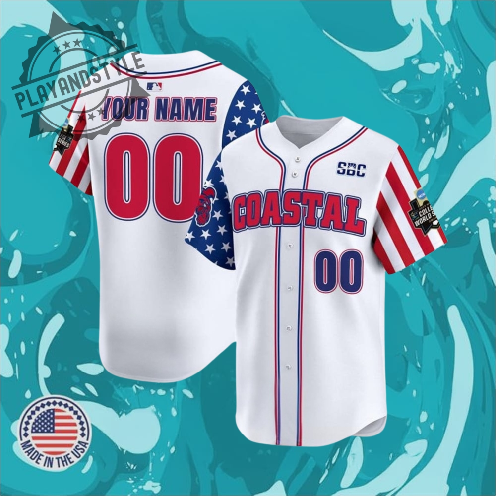Coastal Carolina Chanticleers 2025 Independence Day Special Baseball Jersey