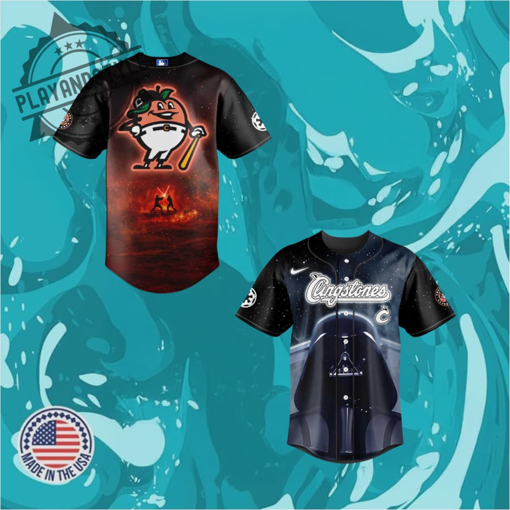 "Limited Edition Baseball Jerseys: Braves, Mariners, Phillies & More" 4 Columbus Clingstones Star Wars Limited Edition Baseball Jersey