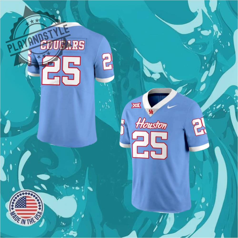 "Limited Edition Baseball Jerseys: Braves, Mariners, Phillies & More" 12 Houston Cougars Special New 2025 Season Football Jersey Blue
