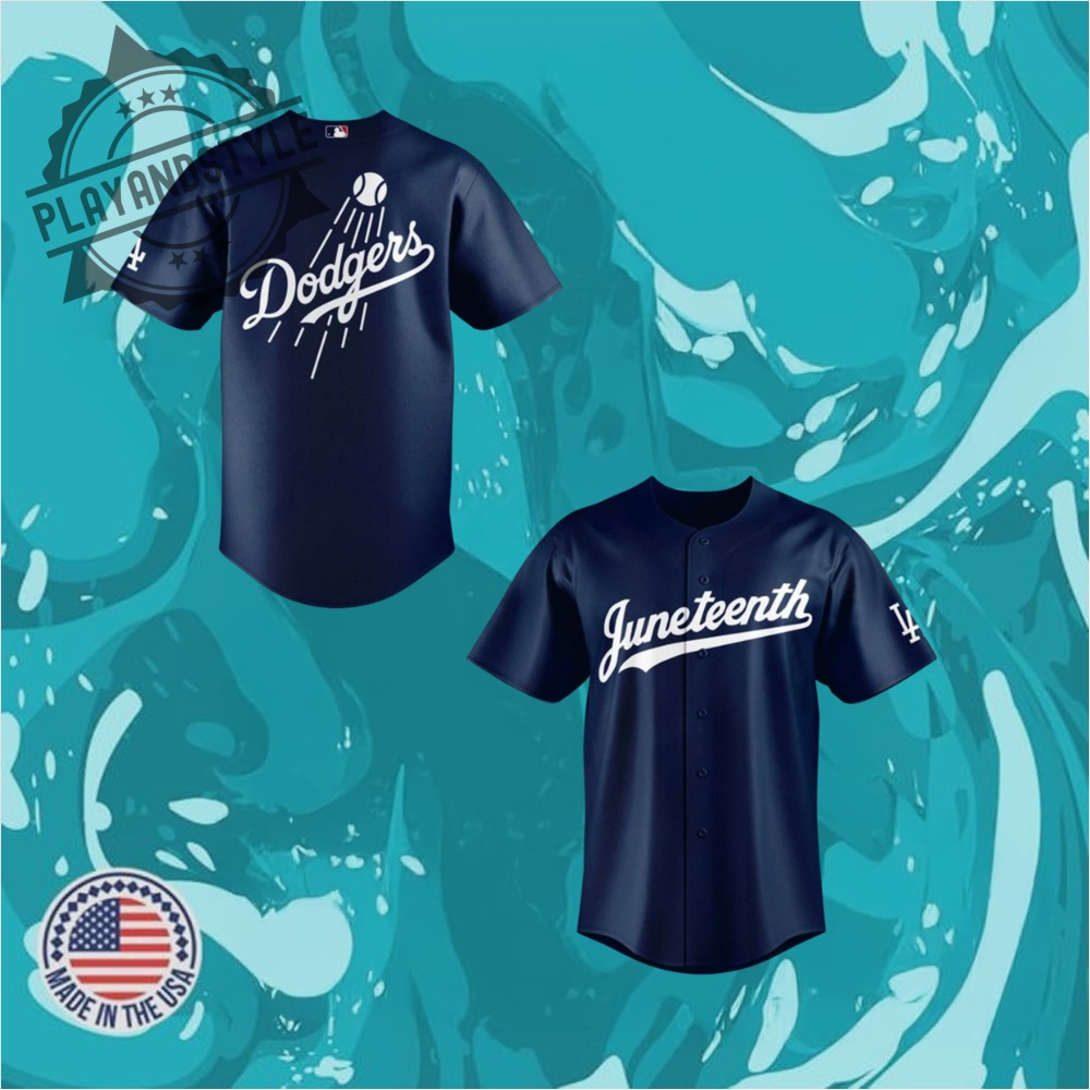 "Limited Edition Baseball Jerseys: Braves, Mariners, Phillies & More" 17 Los Angeles Dodgers Juneteenth Special Navy Baseball Jersey