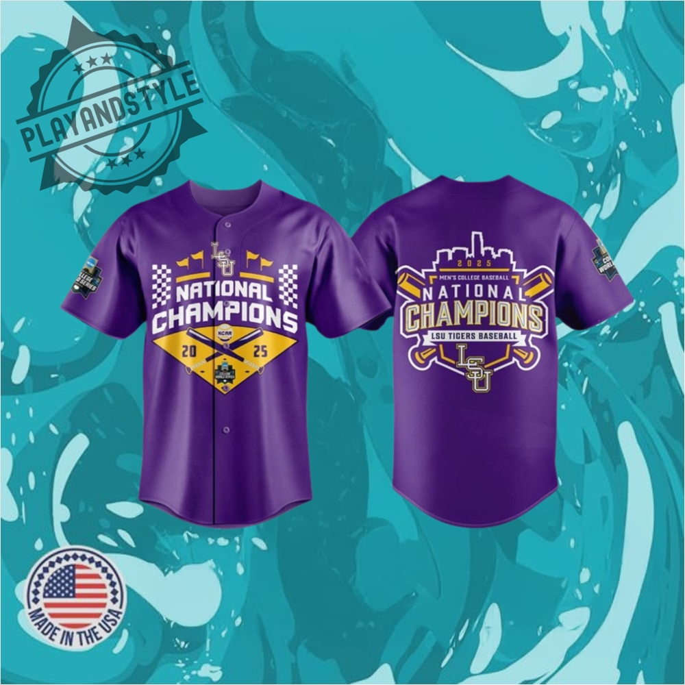 Lsu National Champions 2025 World Series Champions Jersey playandstyle 1
