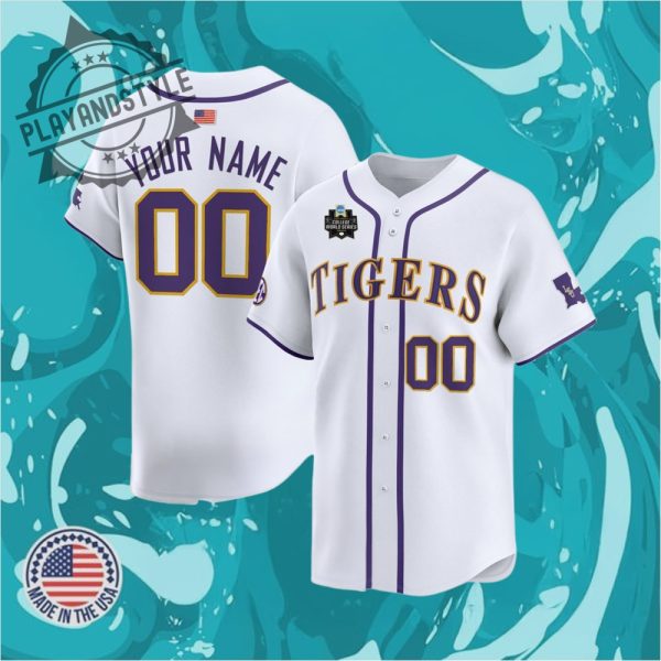 2025 Lsu Baseball World Series Champions Jersey playandstyle 1