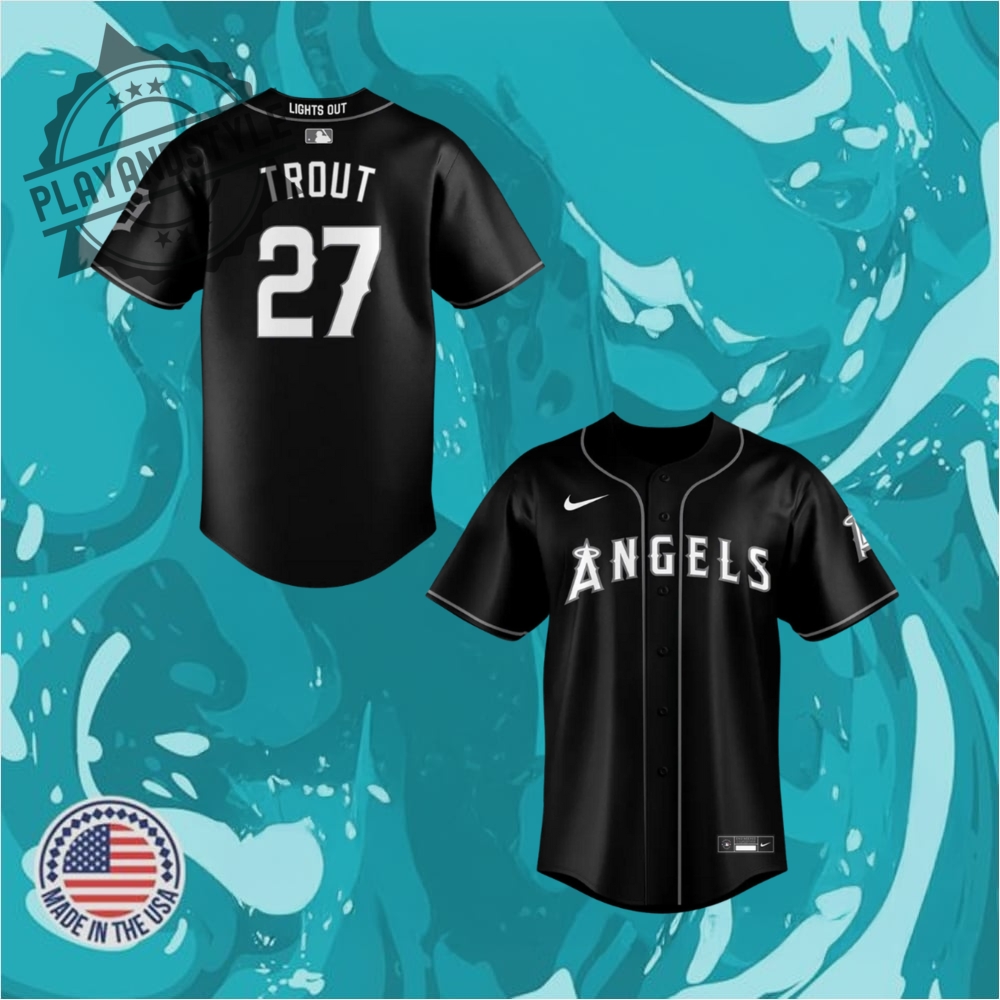 "Celebrate LSU's 2025 National Championship with Exclusive Jerseys Collection!" 13 Los Angeles Angels Black Lights Out Limited Edition Baseball Jersey