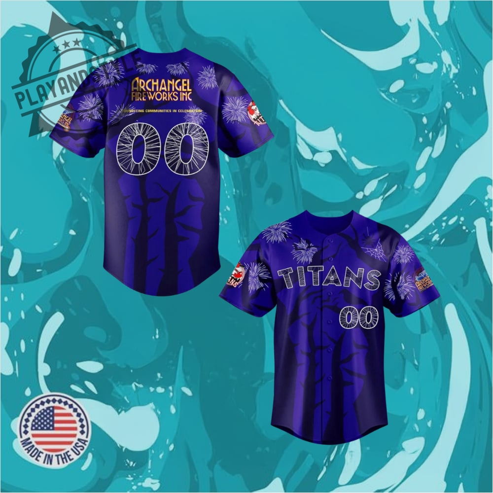 Ottawa Titans X Archangel Fireworks Inc Limited Edition Baseball Jersey