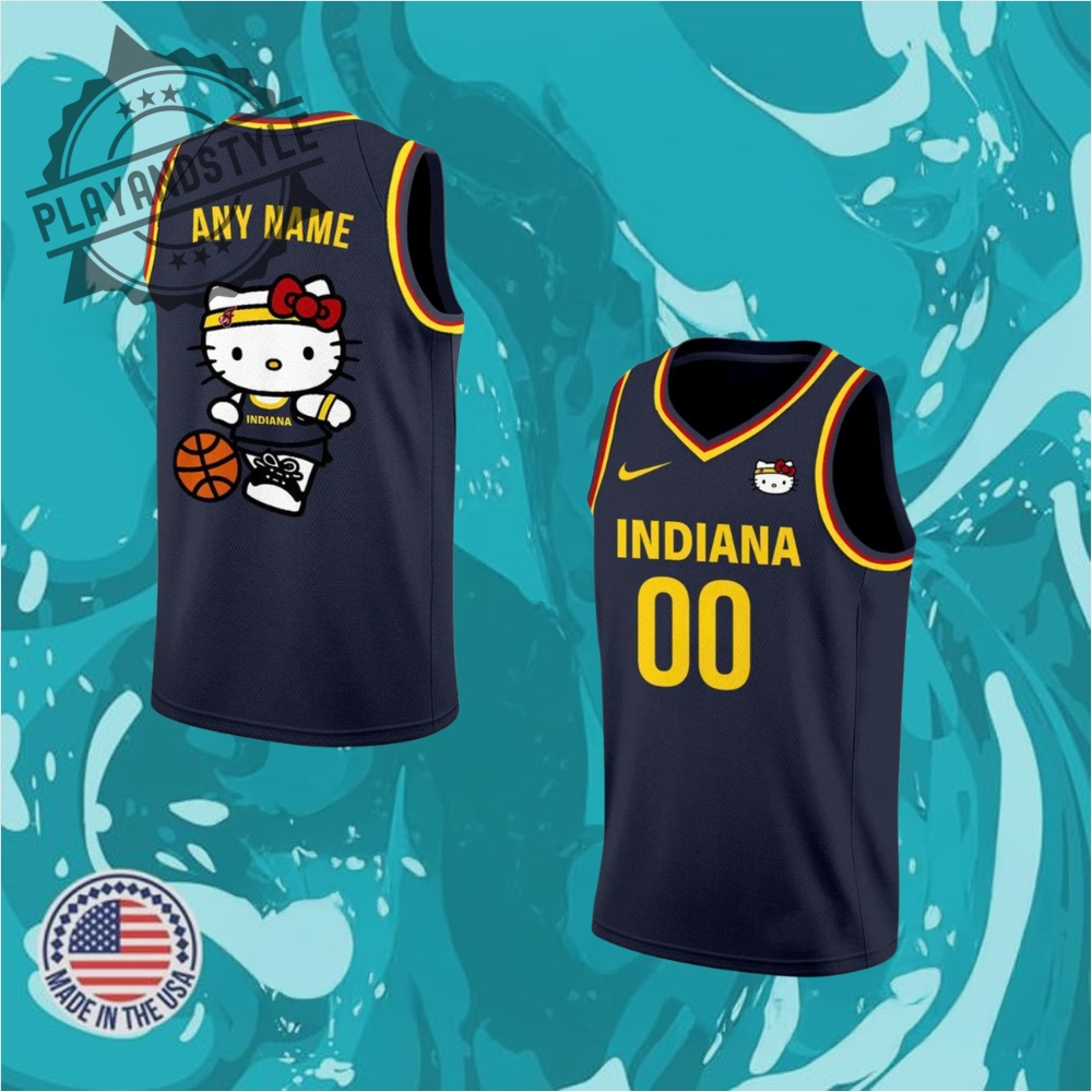 Indiana Fever Hello Kitty Limited Edition Personalized Basketball Jersey