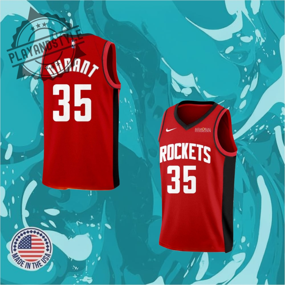 Kevin Durant Houston Rockets Limited Edition Red Basketball Jersey
