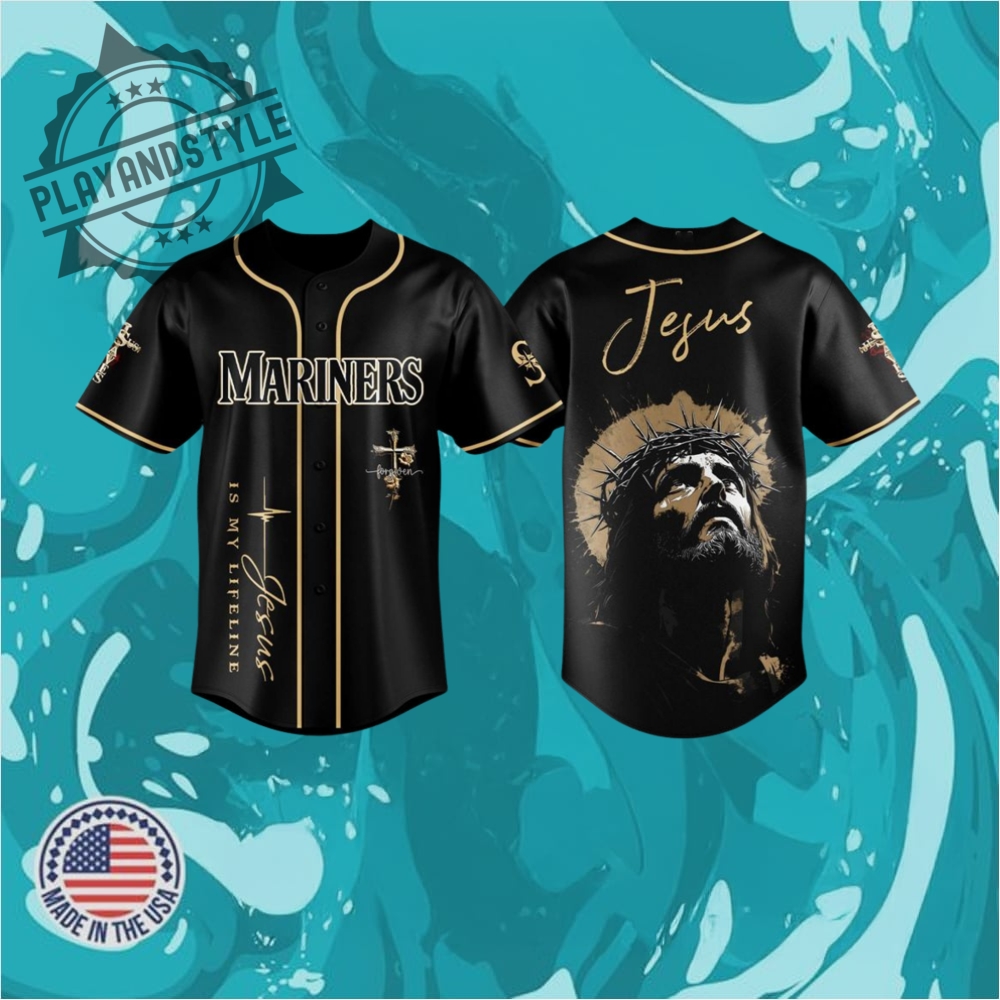 2025 Mariners Jesus Baseball Jersey playandstyle 1