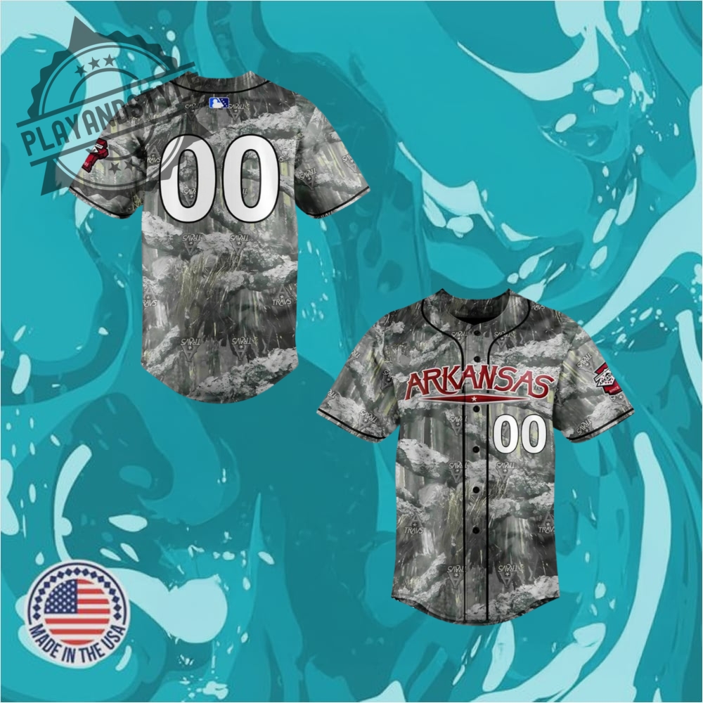 "Top 2025 Limited Edition Jerseys: Mariners, Astros, Travelers, Bandits, LSU" 4 Arkansas Travelers Alternate Camo Personalized Baseball Jersey