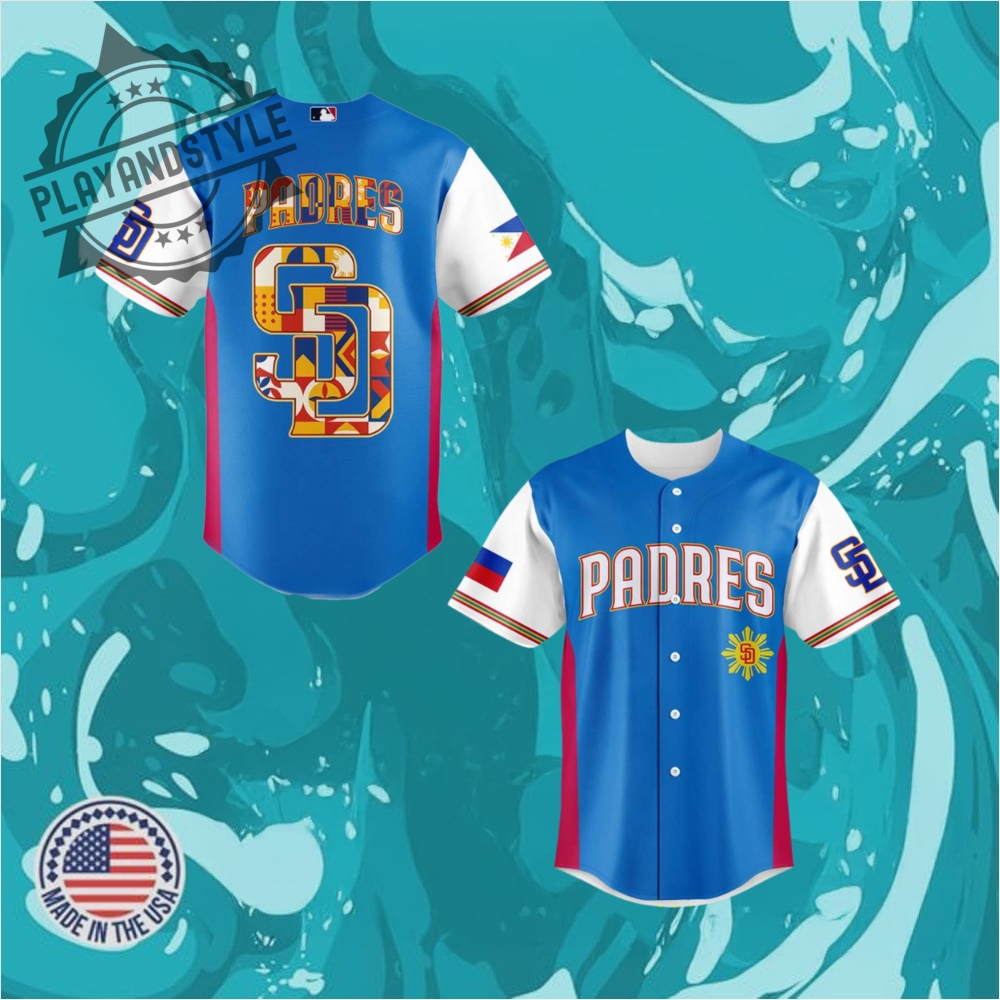 "Top 2025 Limited Edition Jerseys: Mariners, Astros, Travelers, Bandits, LSU" 12 San Diego Padres Celebrating Filipino Heritage Night Special Baseball Jersey