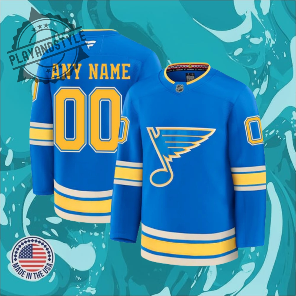 "Top 2025 Limited Edition Jerseys: Mariners, Astros, Travelers, Bandits, LSU" 18 St. Louis Blues New 2025 Blue Limited Edition Hockey Jersey