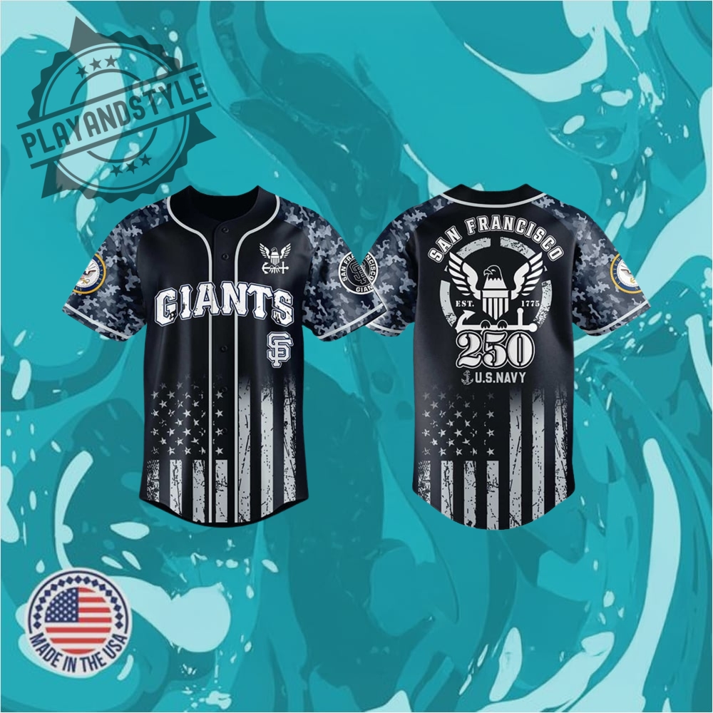 "Top 2025 Limited Edition Jerseys: Mariners, Astros, Travelers, Bandits, LSU" 20 Giants Us Navy 250Th Birthday Celebration Jersey 2025