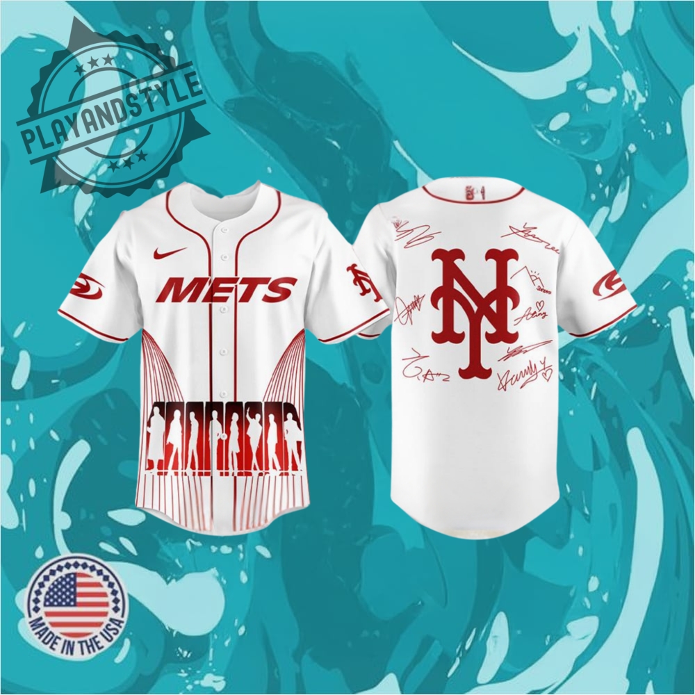 New York Mets X Ateez World Tour In Your Fantasy Signature Baseball Jersey