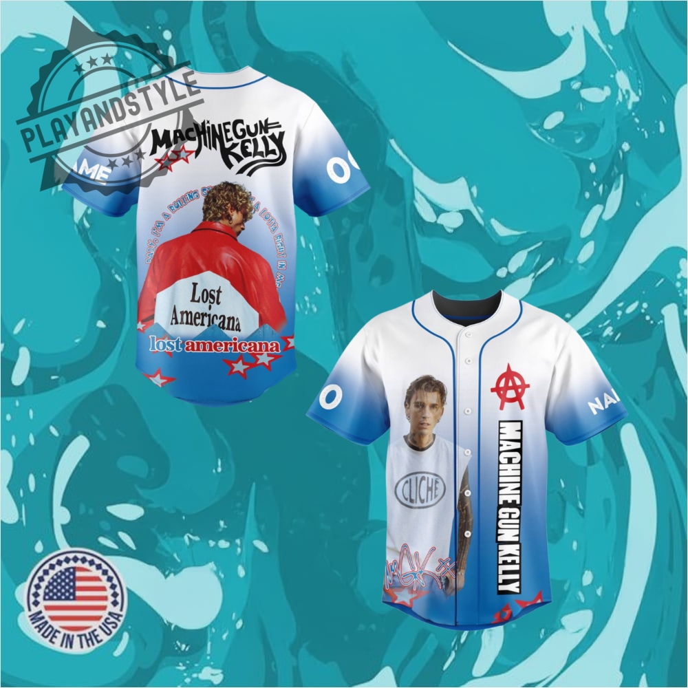 Machine Gun Kelly Lost Americana Custom Jersey