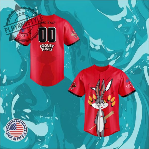 Schaumburg Boomers X Looney Tunes Limited Edition Baseball Jersey playandstyle 1