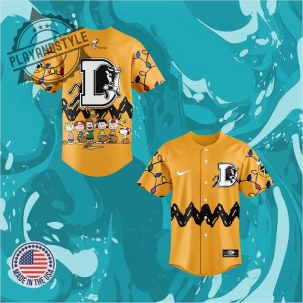Durham Bulls X Peanuts Limited Edition Baseball Jersey playandstyle 1 1
