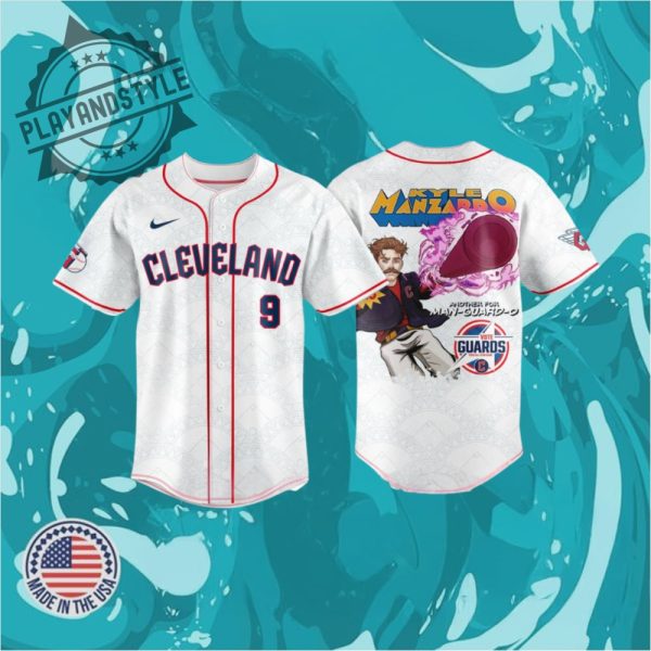 Cleveland Guardians X Guardian Power Allstar Edition Kyle Manzarro Special Baseball Jersey playandstyle 1