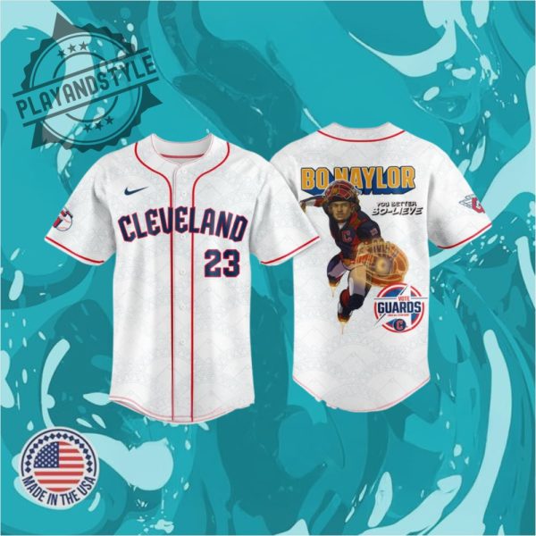 Cleveland Guardians X Guardian Power Allstar Edition Bo Naylor Special Baseball Jersey playandstyle 1