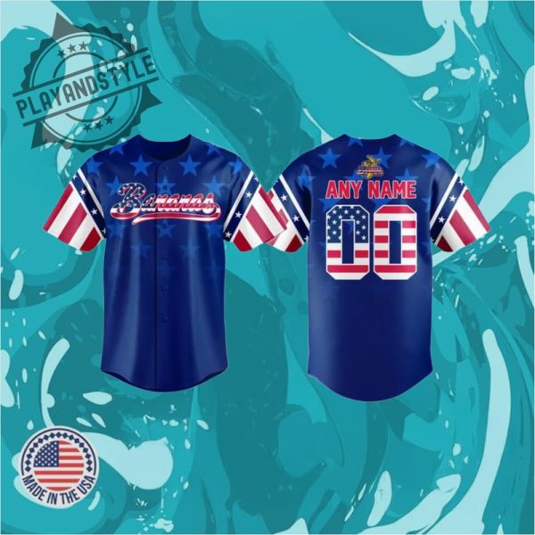 Savannah Bananas Independence Day 2025 Baseball Jersey playandstyle 1