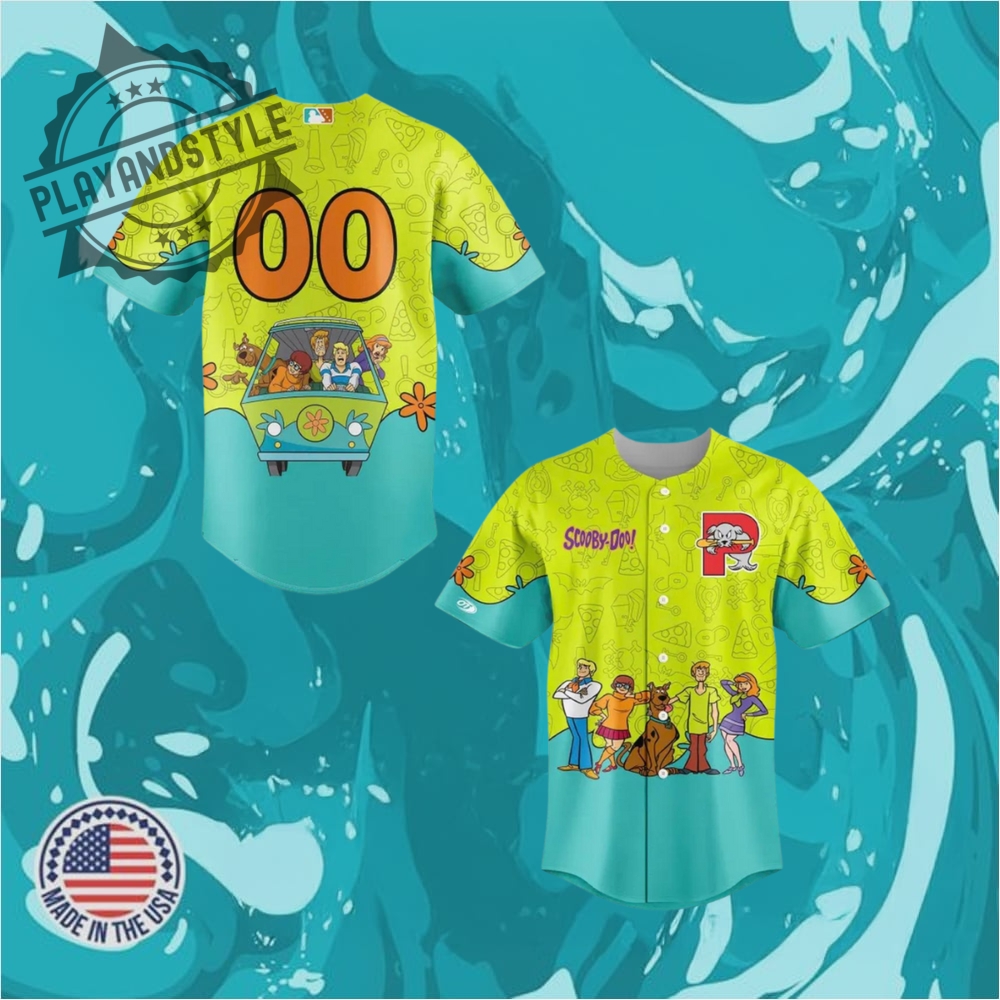 "Shop 2025 Limited Edition Jerseys: Football & Baseball Collectibles" 18 Portland Sea Dogs X Scoobydoo Day 2025 Baseball Jersey