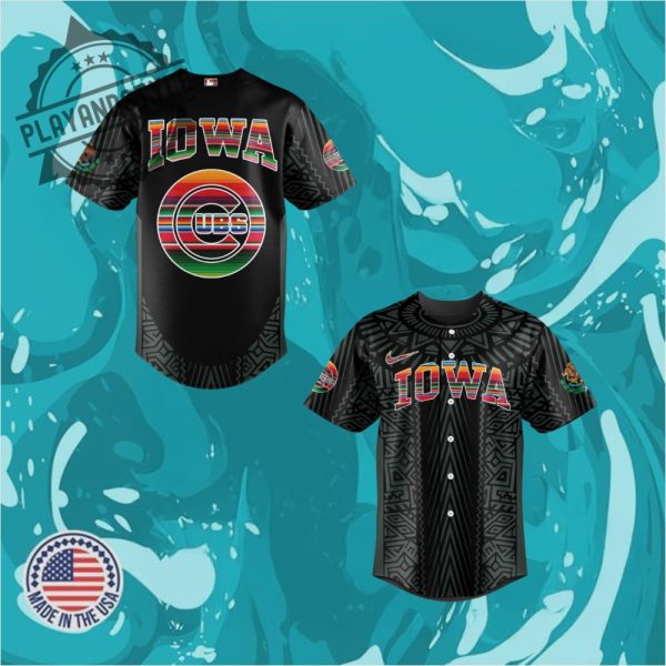 Iowa Cubs Mexican Heritage Night Special Baseball Jersey playandstyle 1
