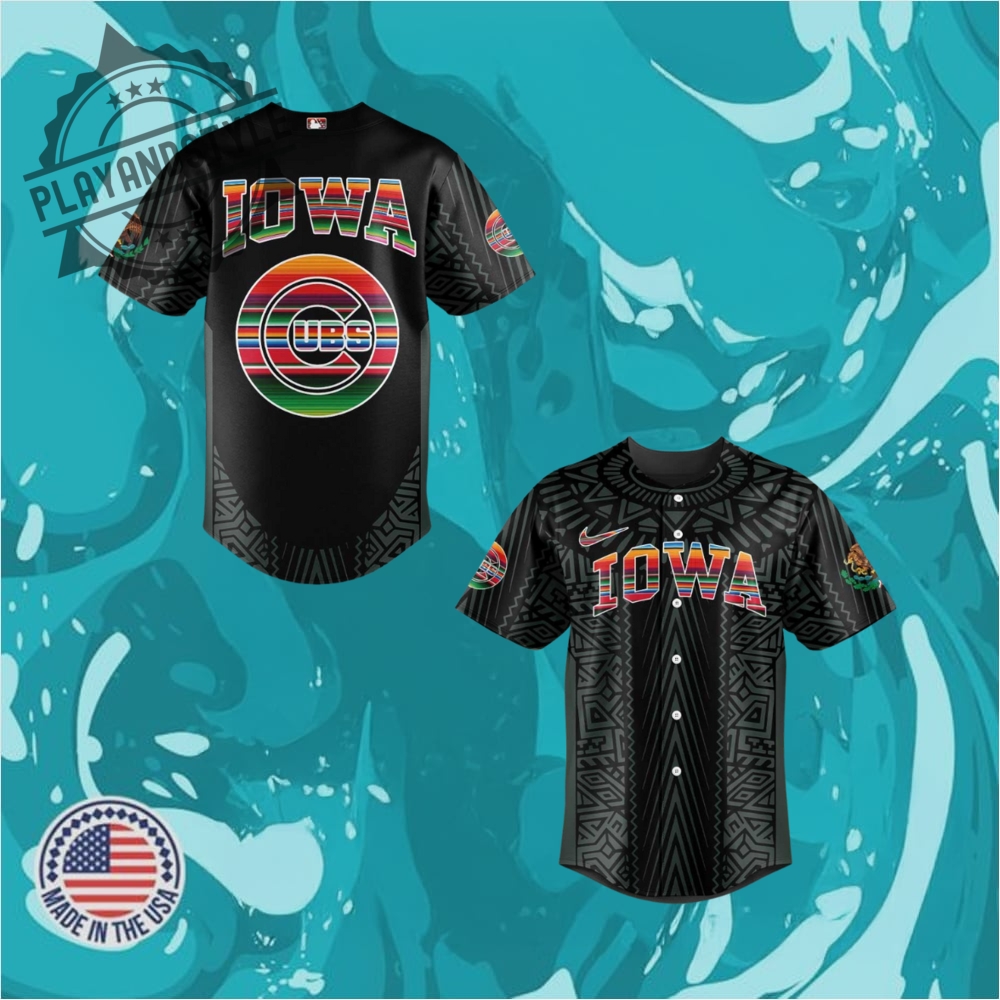 "Shop 2025 Limited Edition Jerseys: Football & Baseball Collectibles" 19 Iowa Cubs Mexican Heritage Night Special Baseball Jersey