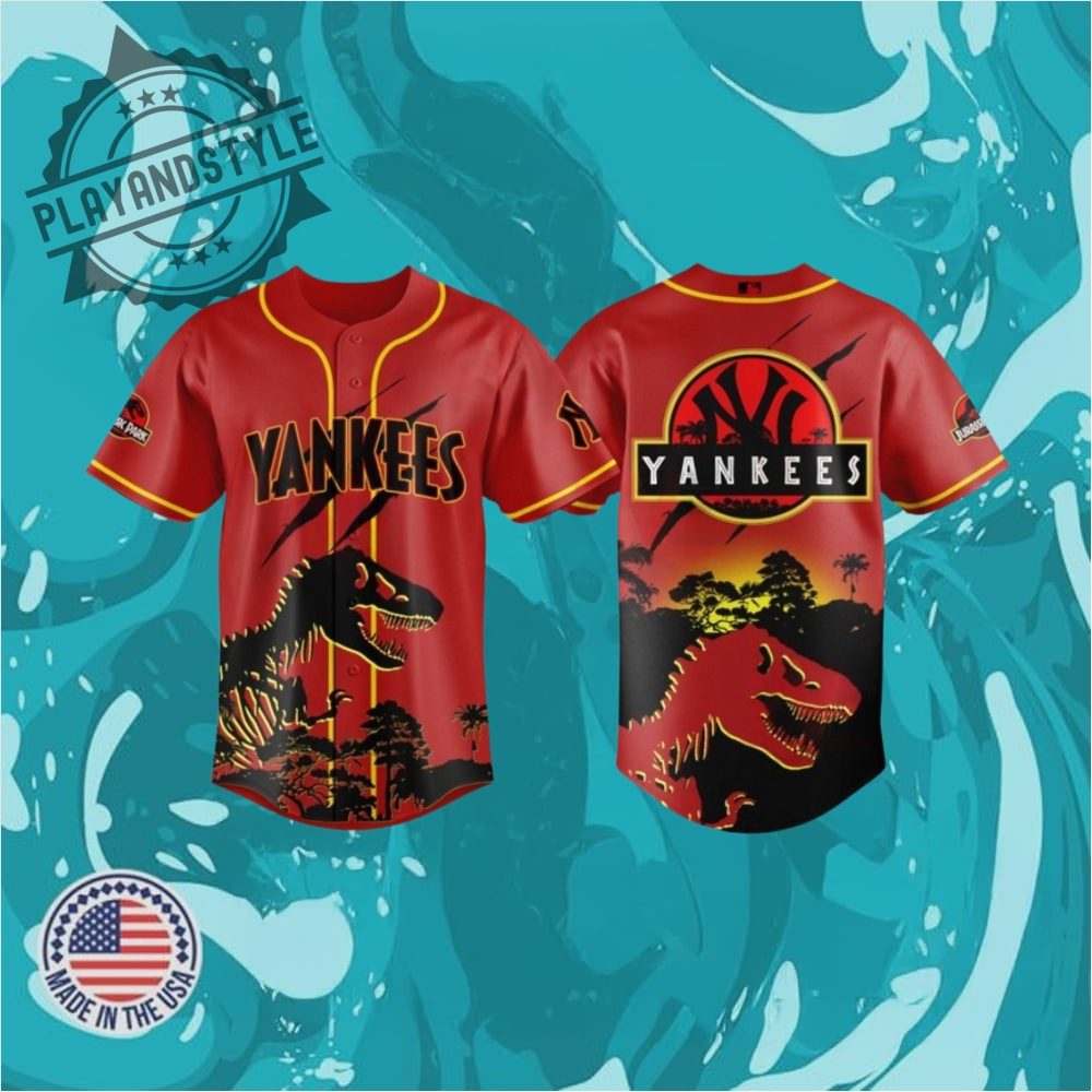 "Shop 2025 Limited Edition Jerseys: Football & Baseball Collectibles" 23 Choose Your Mlb Team Jurassic Park Jersey