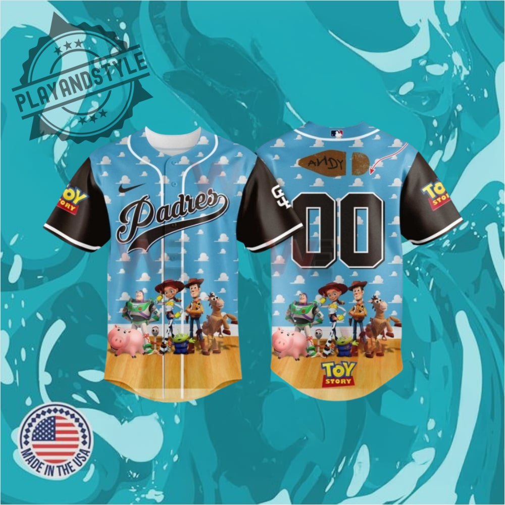 "Shop 2025 Limited Edition Jerseys: Football & Baseball Collectibles" 24 San Diego Padres Mlb Toy Story Night Jersey