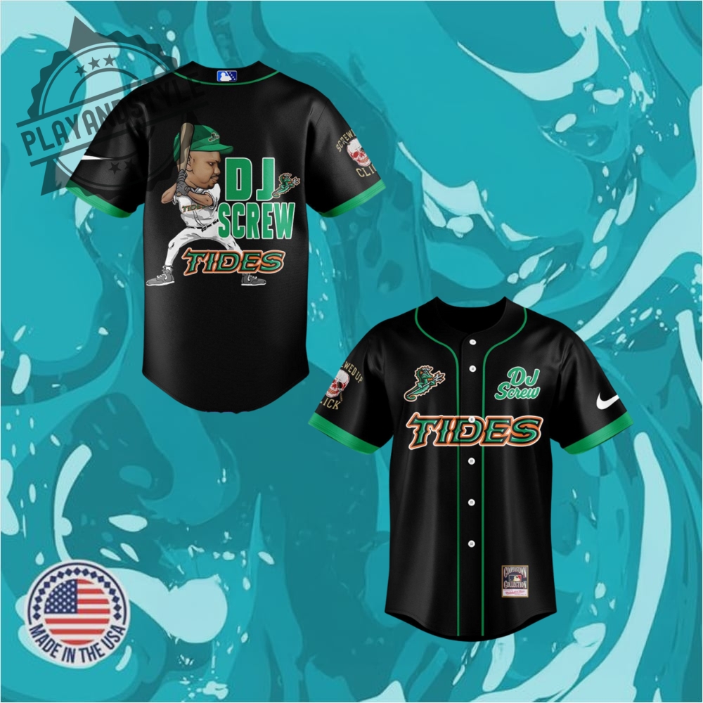"Shop 2025 Limited Edition Jerseys: Football & Baseball Collectibles" 31 Norfolk Tides Dj Screw Special Baseball Jersey