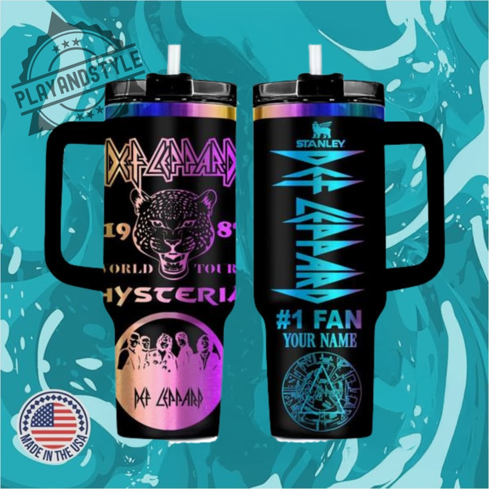 Def Leppard Hysteria 1987 Tour Special Stanley Tumbler playandstyle 1