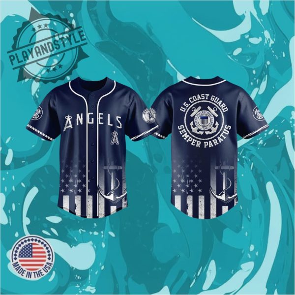 2025 Angels Us Coast Guard Jersey playandstyle 1