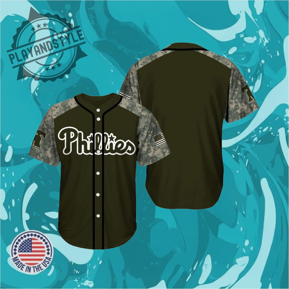 2025 Phillies Salute To Service Night Jersey
