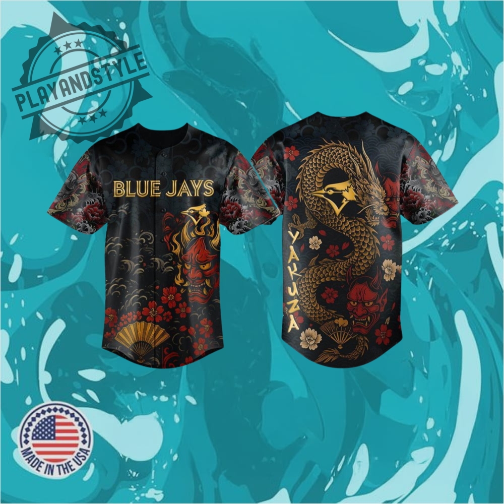 "Top 2025 Limited Edition Jerseys: Blue Jays, Sun Devils, More" 2 Blue Jays Yakuza Dragon Oni Jersey 2025