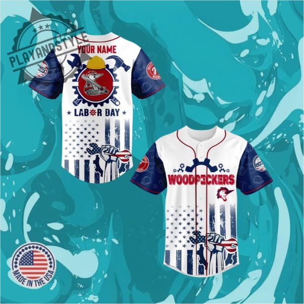 Fayetteville Woodpeckers Labor Day 2025 Limited Edition Baseball Jersey playandstyle 1
