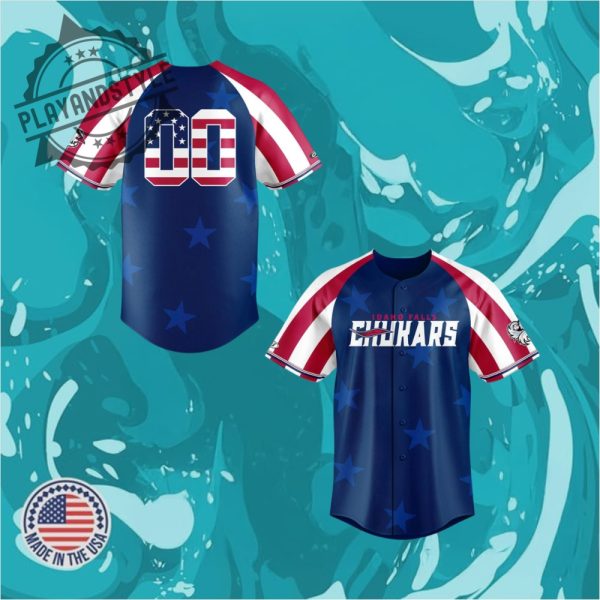 Idaho Falls Chukars 2025 Independence Day Limited Edition Baseball Jersey playandstyle 1