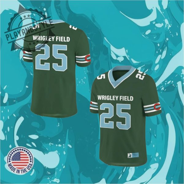 Chicago Cubs Wrigley Field Special Football Jersey playandstyle 1