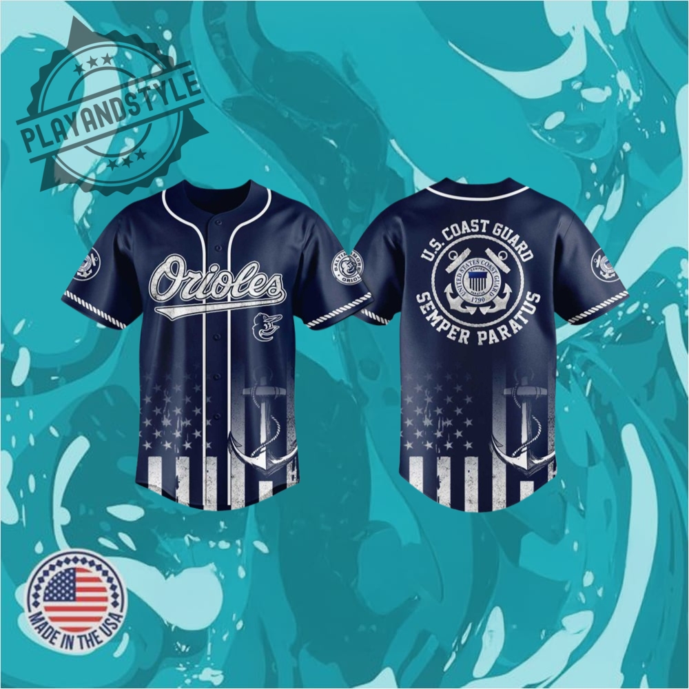 "Top 2025 Jerseys: Orioles, Yankees, Aces, Phillies, and Georgia" 2 2025 Orioles Us Coast Guard Semper Paratus Jersey